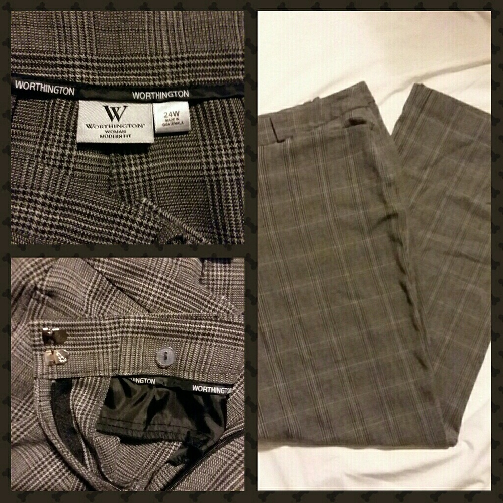 >Plaid Dress Pants EUC